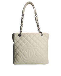 Chanel PST, Leather, White, 13094684(1991)